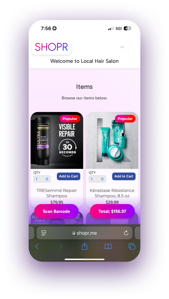 How to use SHOPR